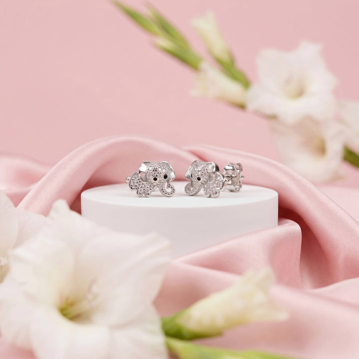 Aretes de Plata Elefante 🐘