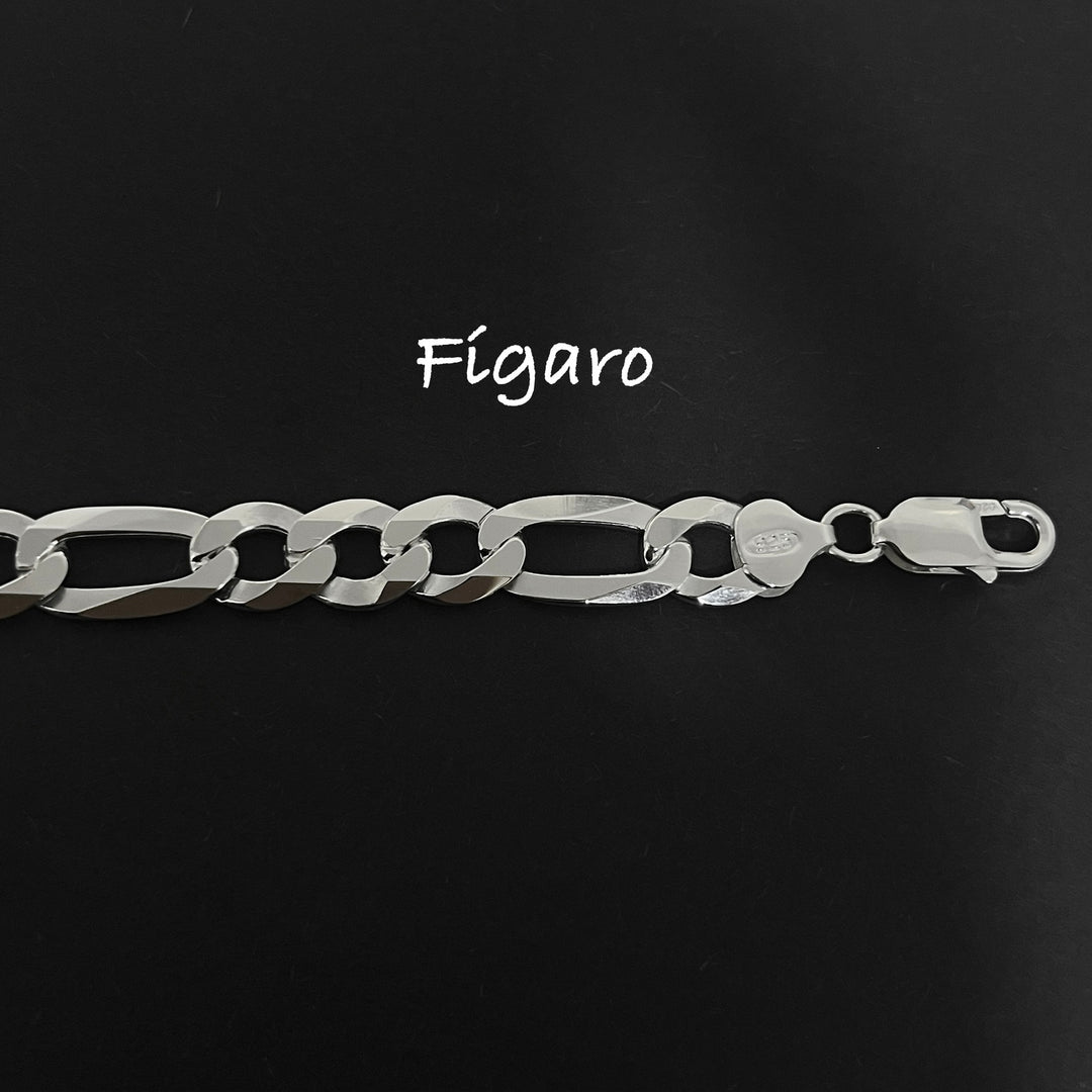 Pulsera Plata Hombre Fígaro