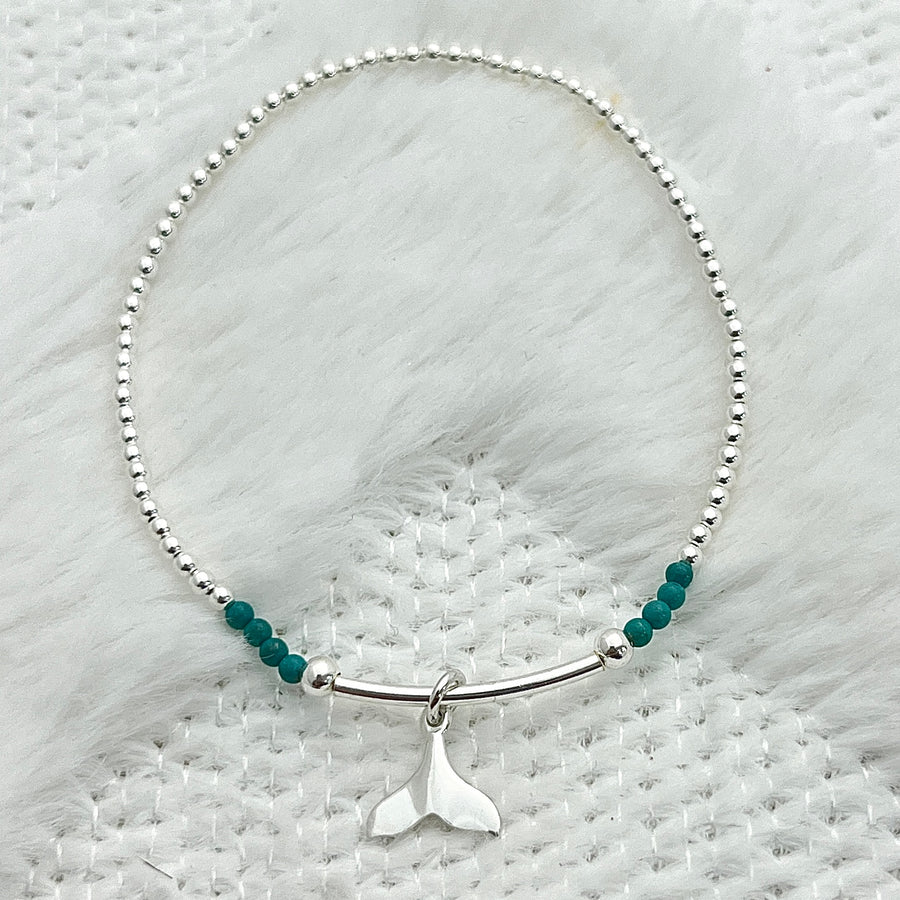 Pulsera Sirena Turquesa 🧜‍♀️ Nicola Joyería 🇨🇷  de plata 925