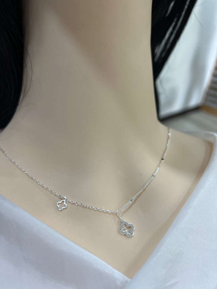 Collar Plata Trébol