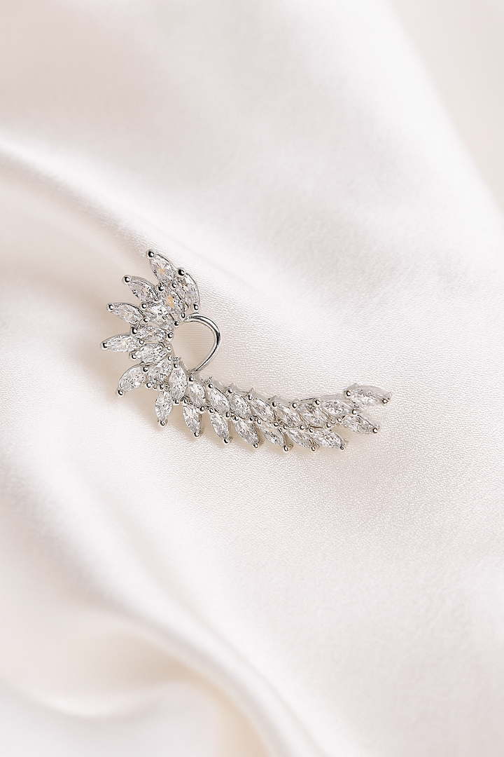 Arete Escalador de Acero Curvito Plateado