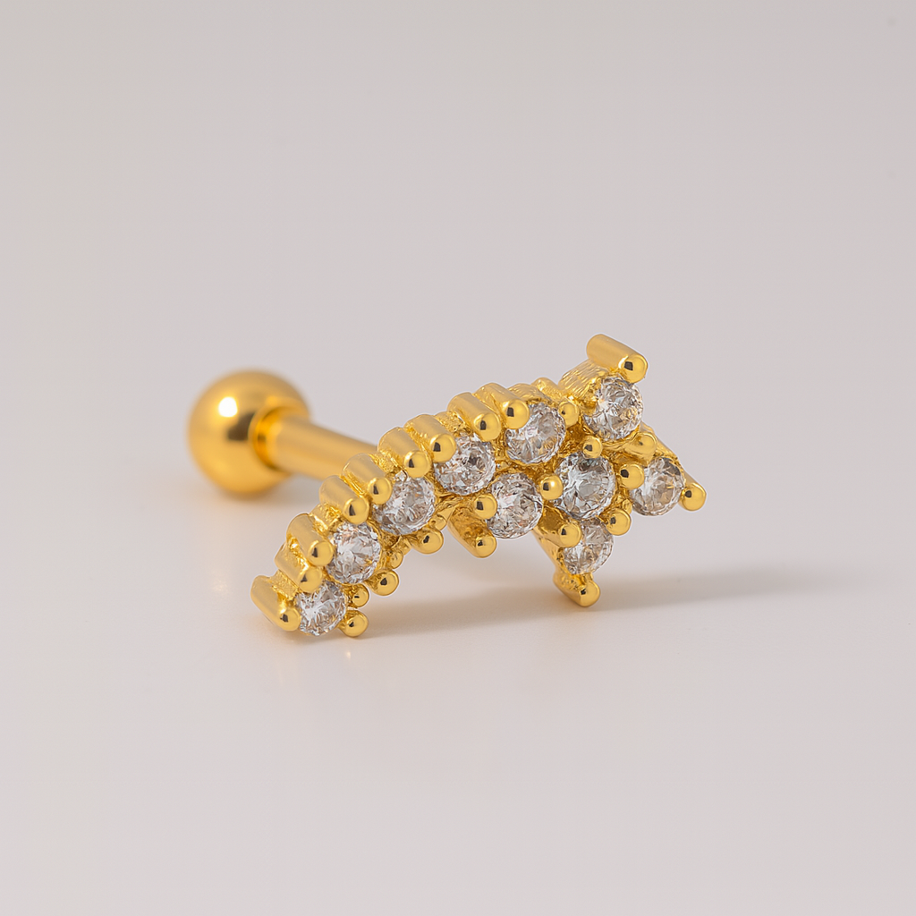 Arete Quirúrgico 💫 Estrella Fugaz Dorado