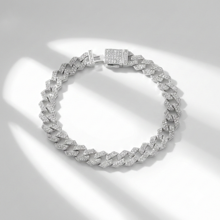 Pulsera Plata Cubana