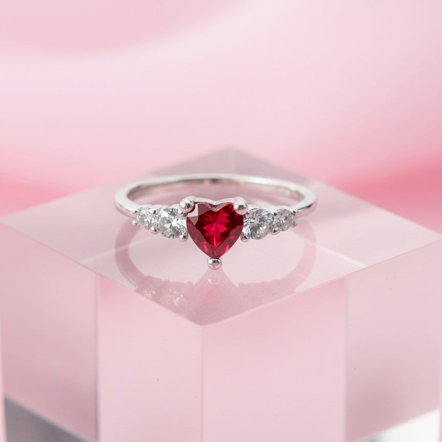 Anillo Promesa Lumi Rojo