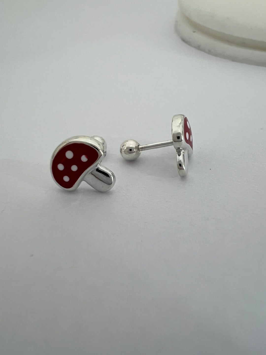 Aretes Plata Bebé Honguito