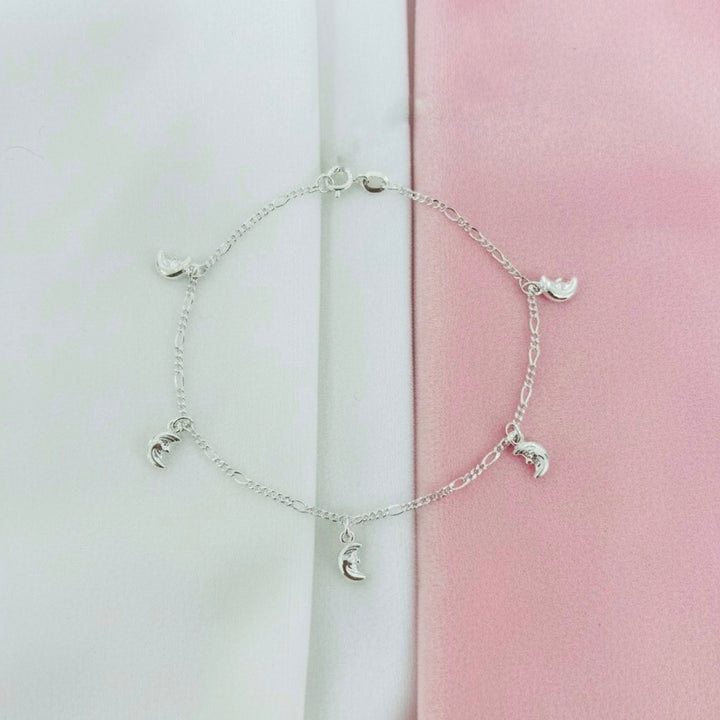 Pulsera Plata Lunas