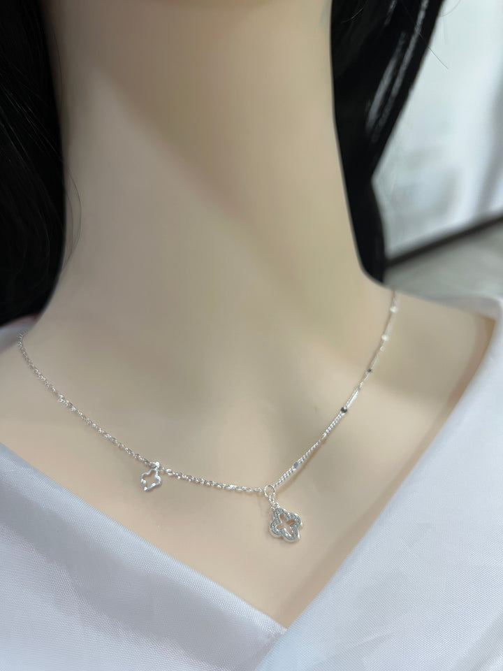 Collar Plata Trébol