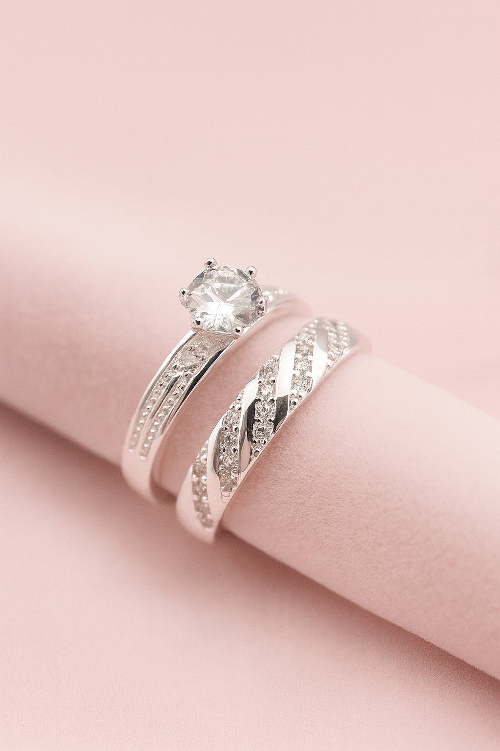 Anillos Dúo Unión - Plata 925