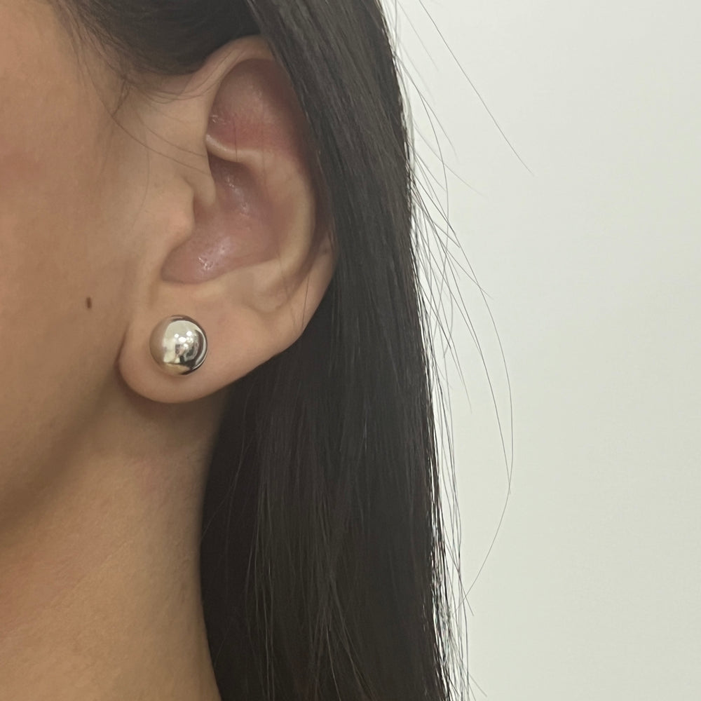 ☄️ Aretes Bola 10MM | Plata 925 | Nicola Joyería 🇨🇷