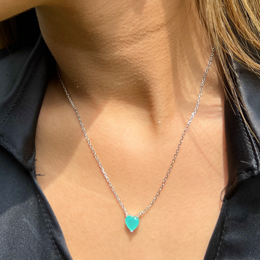 Collar Plata Corazón