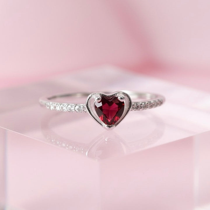 Anillo Promesa Dulzura Rojo