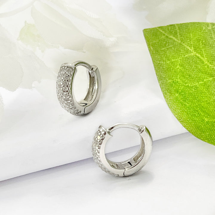 Huggies de Plata Brinco 12MM