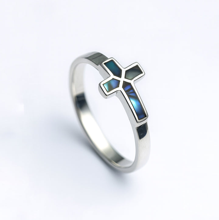 Anillo de Plata Cruz Abulón