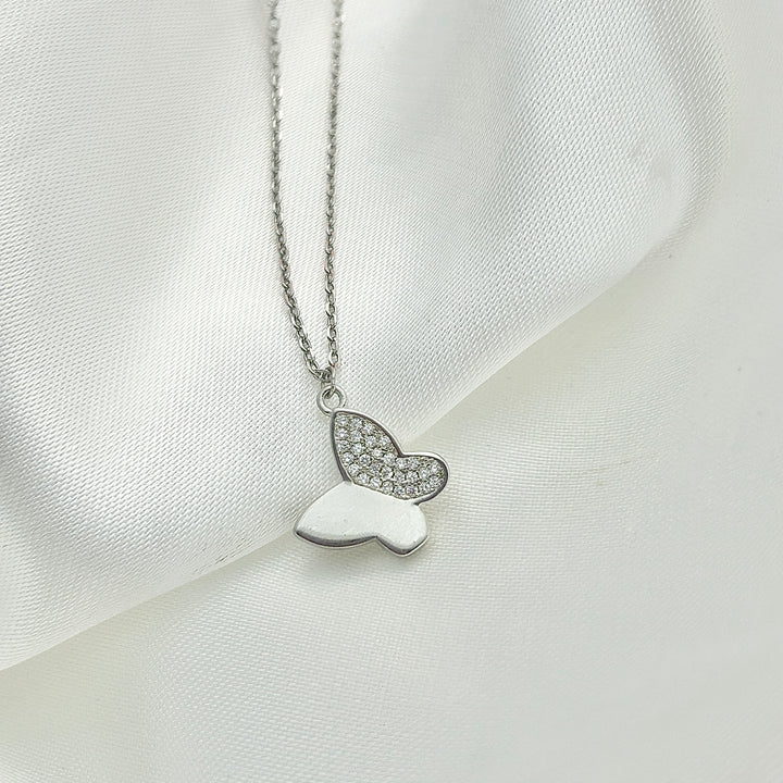 Collar Plata Mariposa