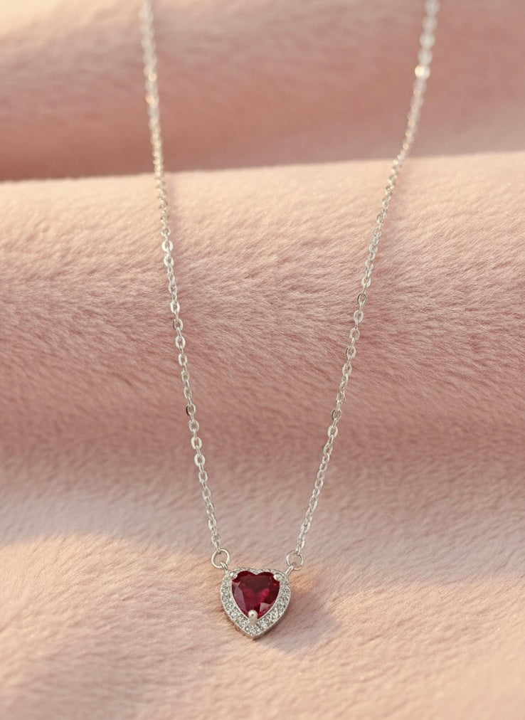 Collar Plata Corazón