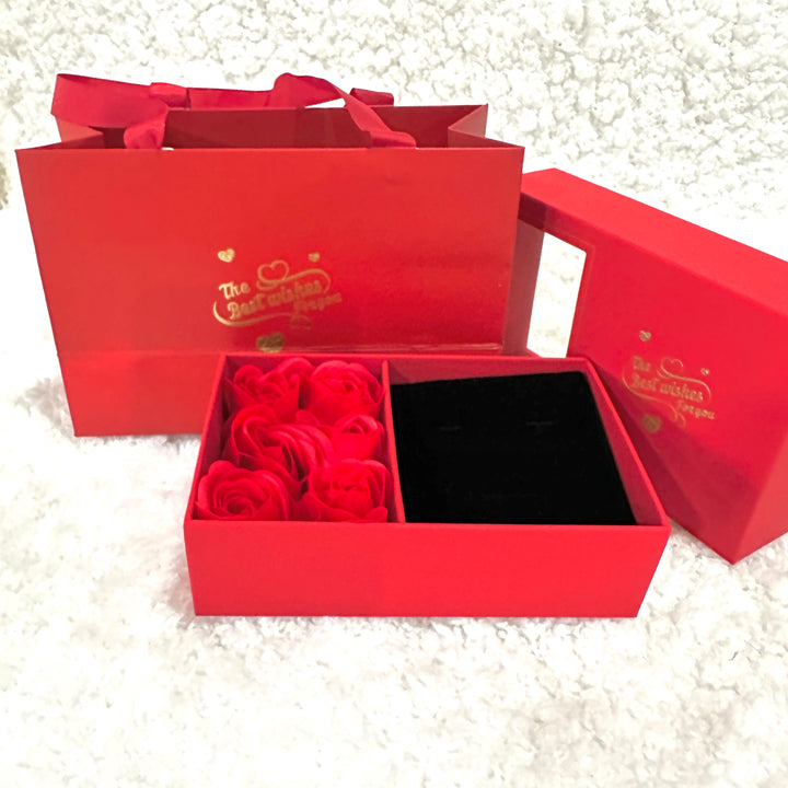 Caja Rosas 🌹 Perfumadas Roja