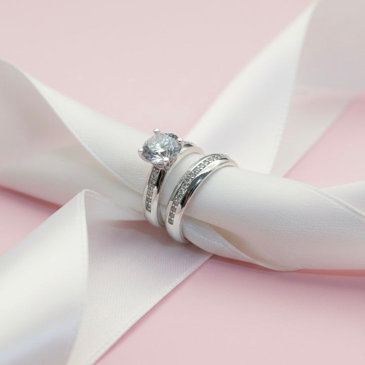 Anillos Dúo Alma Plata