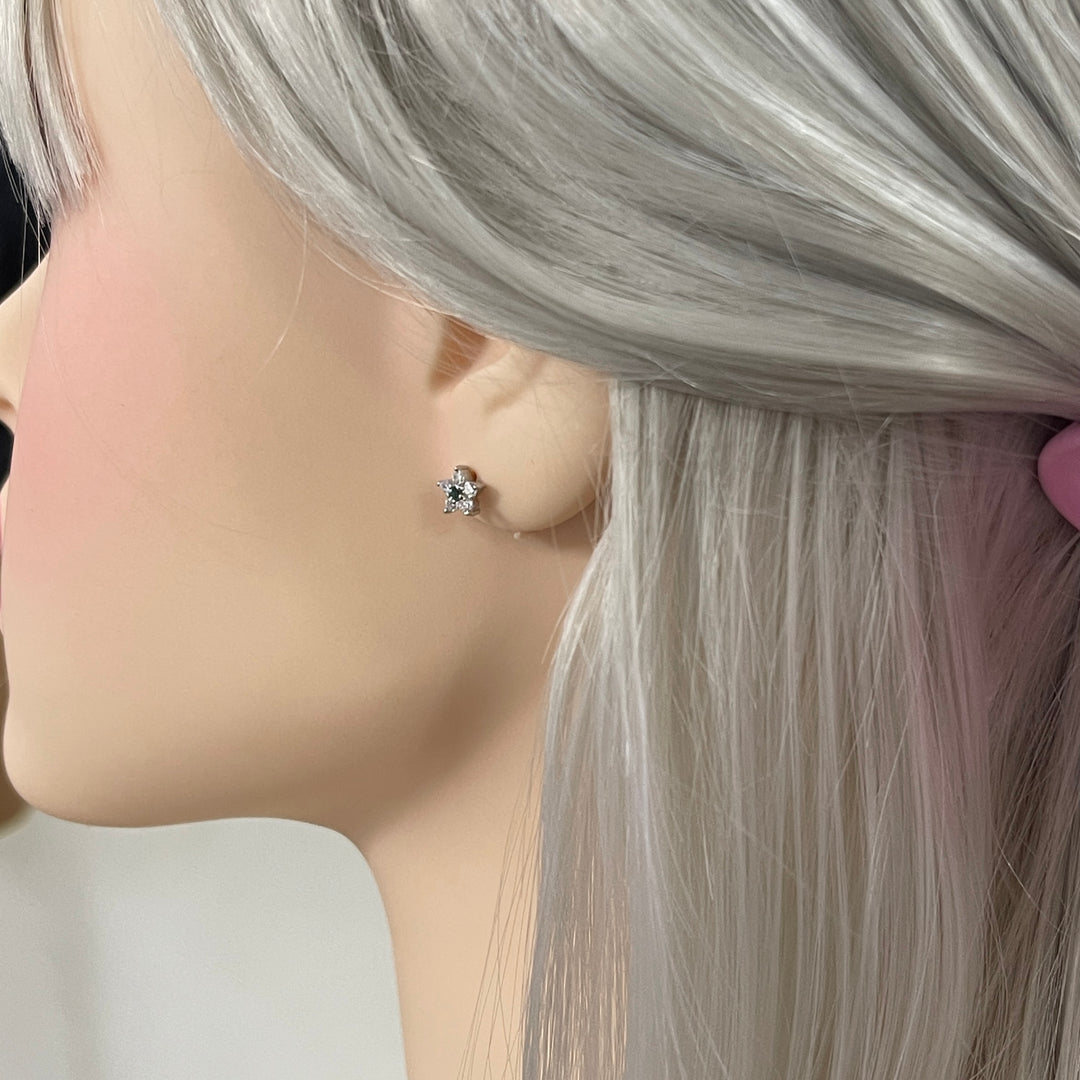 Aretes de Plata Florcita🟢