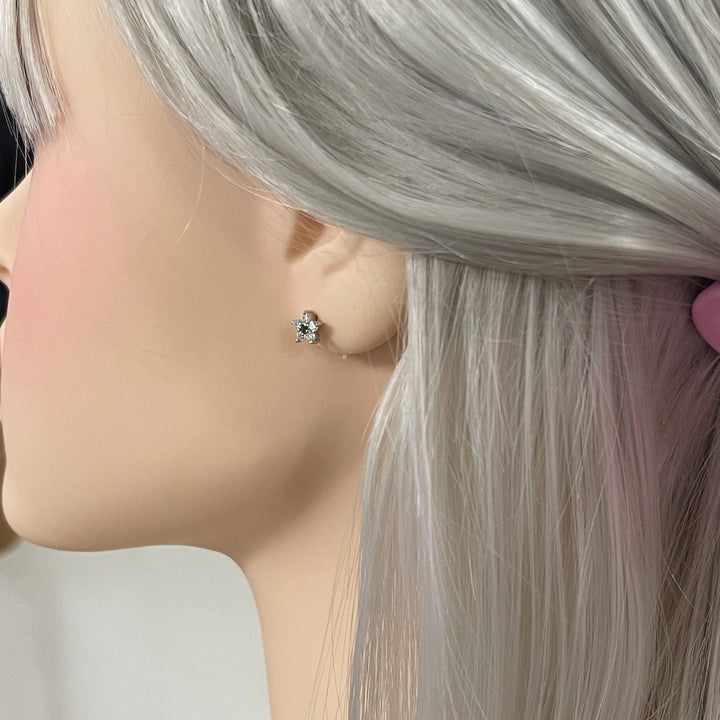 Aretes de Plata Florcita🟢