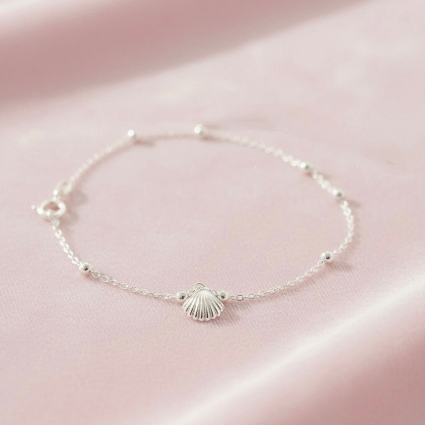 Tobillera Plata Conchita