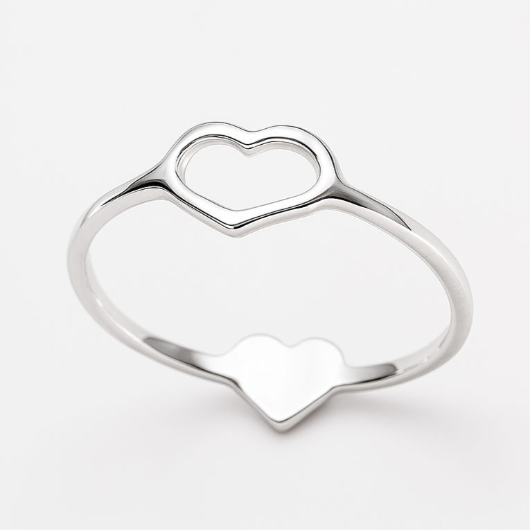 Anillo de Plata promesa de amor