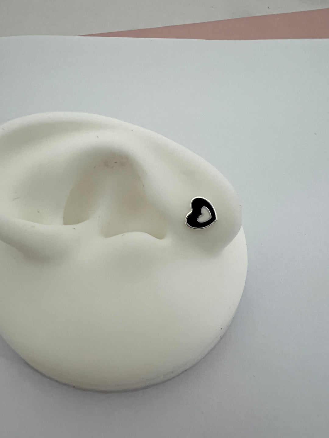 Aretes Plata Bebé Corazón