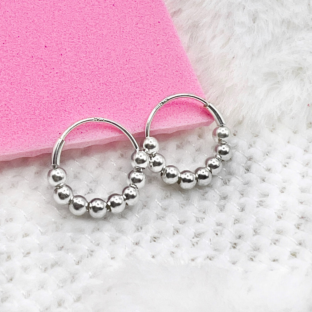 Compra online unas hermosas y brillantes argollas de plata 925 en Costa Rica 🇨🇷 