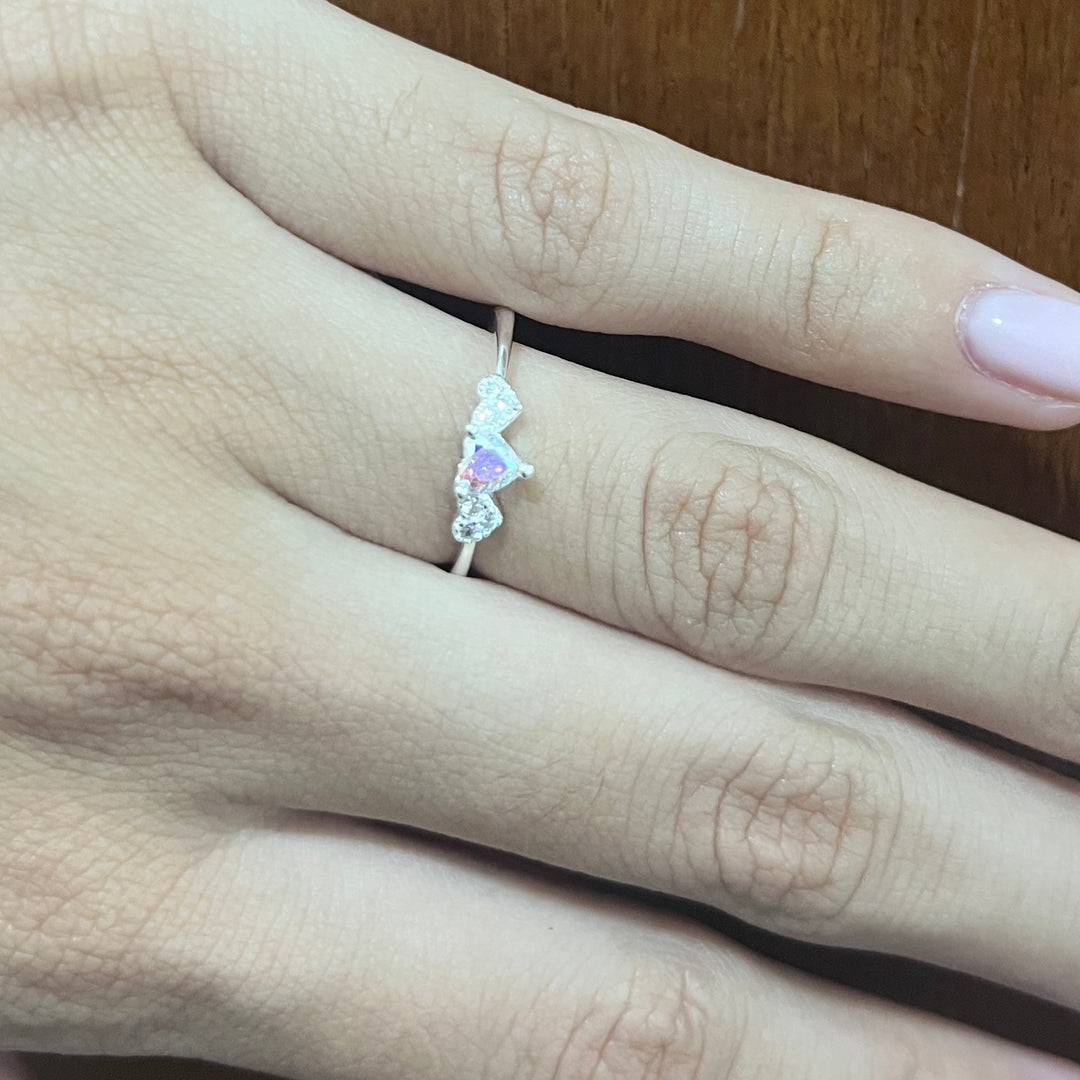 Anillo Promesa Lumi Tornasol