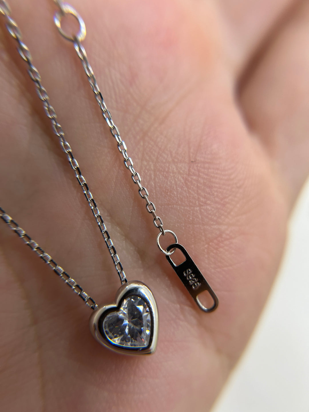 Collar Plata Corazón Honey