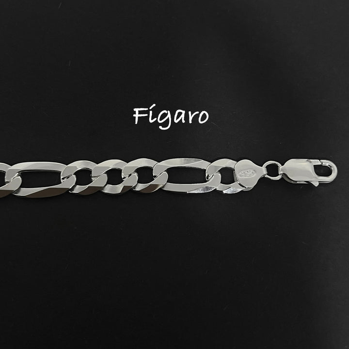 Pulsera Plata Hombre Fígaro