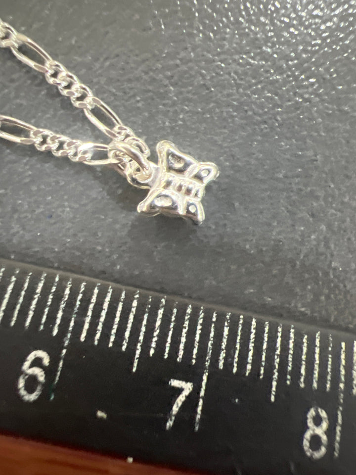 Tobillera Plata Mariposas