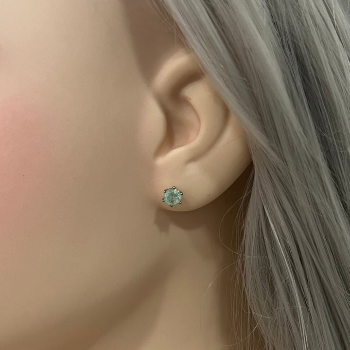 Aretes de Acero Chispa Green