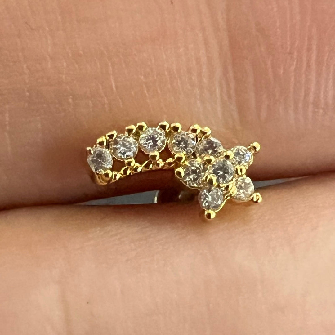 Arete Quirúrgico 💫 Estrella Fugaz Dorado