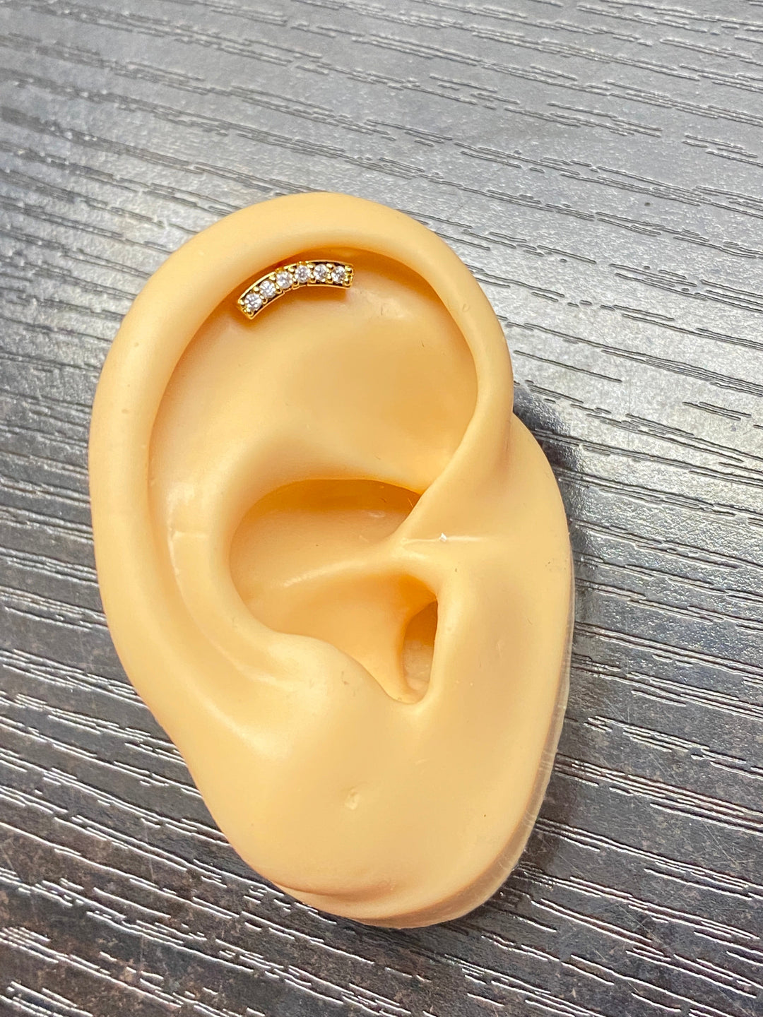 Arete Quirúrgico 🧡 Curvo Dorado