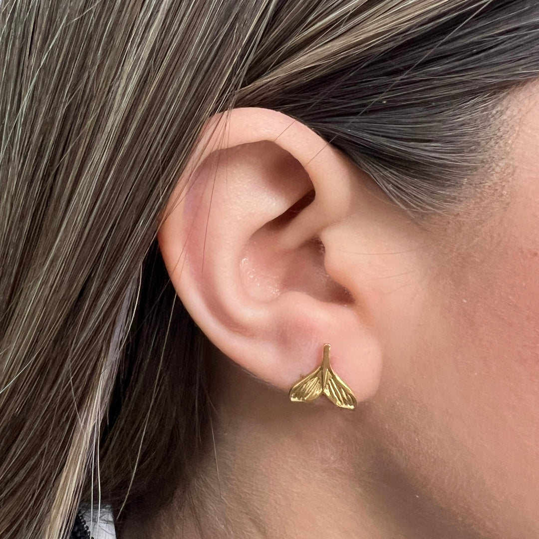 Aretes de Acero Cola de Sirena 🧜‍♀️