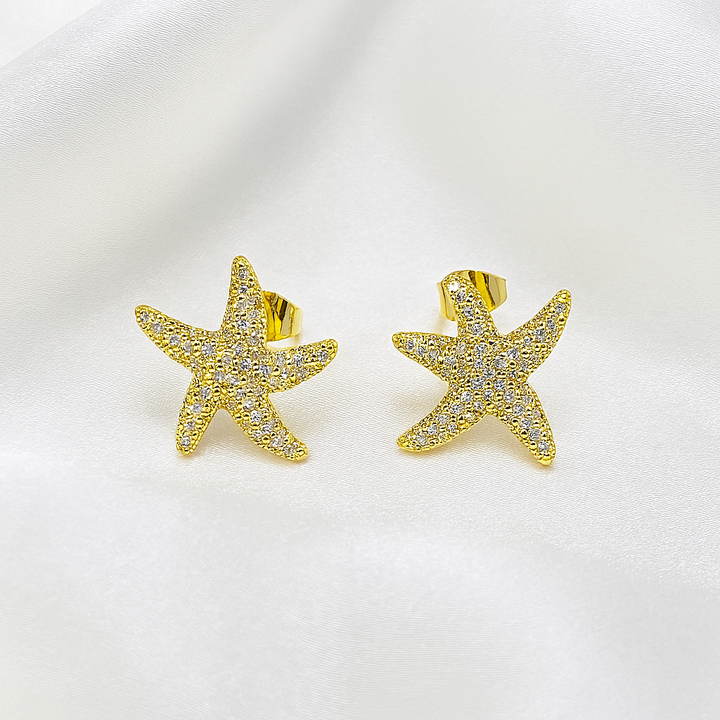 Aretes de Acero Estrella de Mar