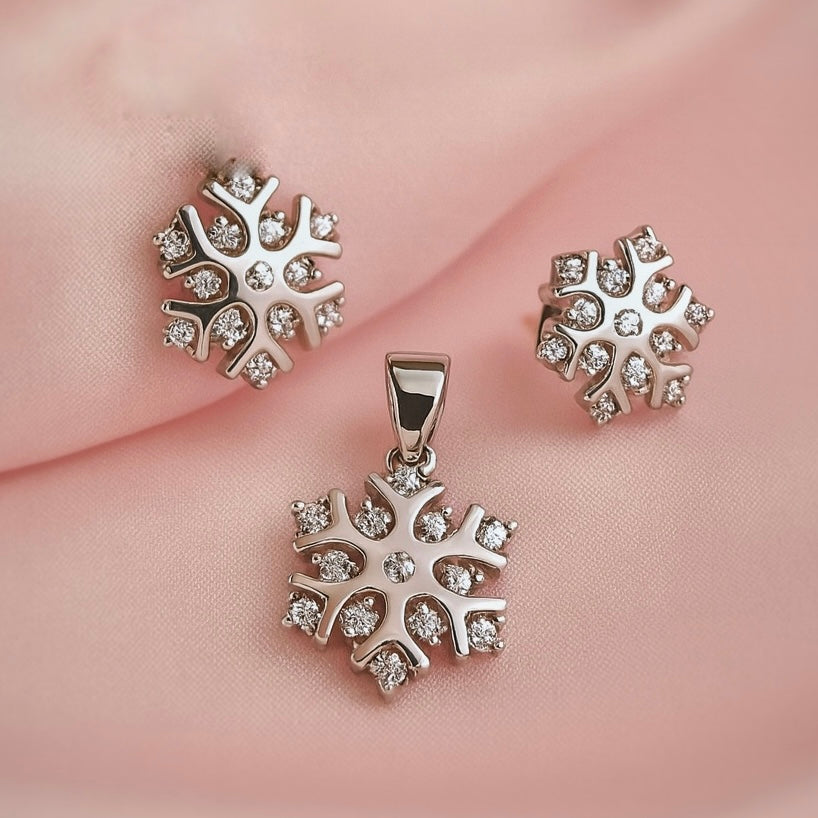 Juego Plata ❄️Copo Nieve