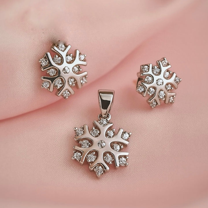 Juego Plata ❄️Copo Nieve