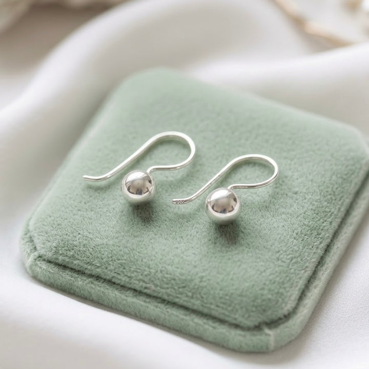 Aretes de Plata 6MM