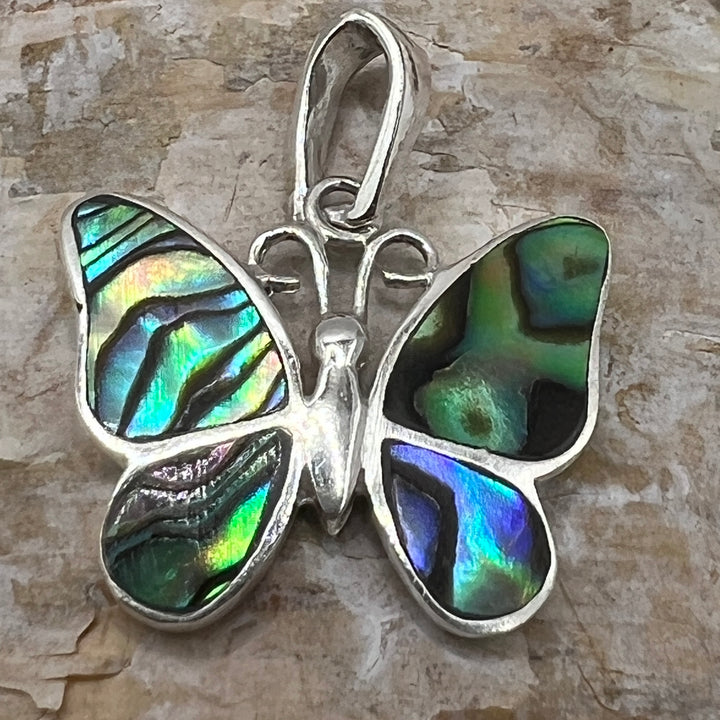 Dije de Plata Mariposa Abulón