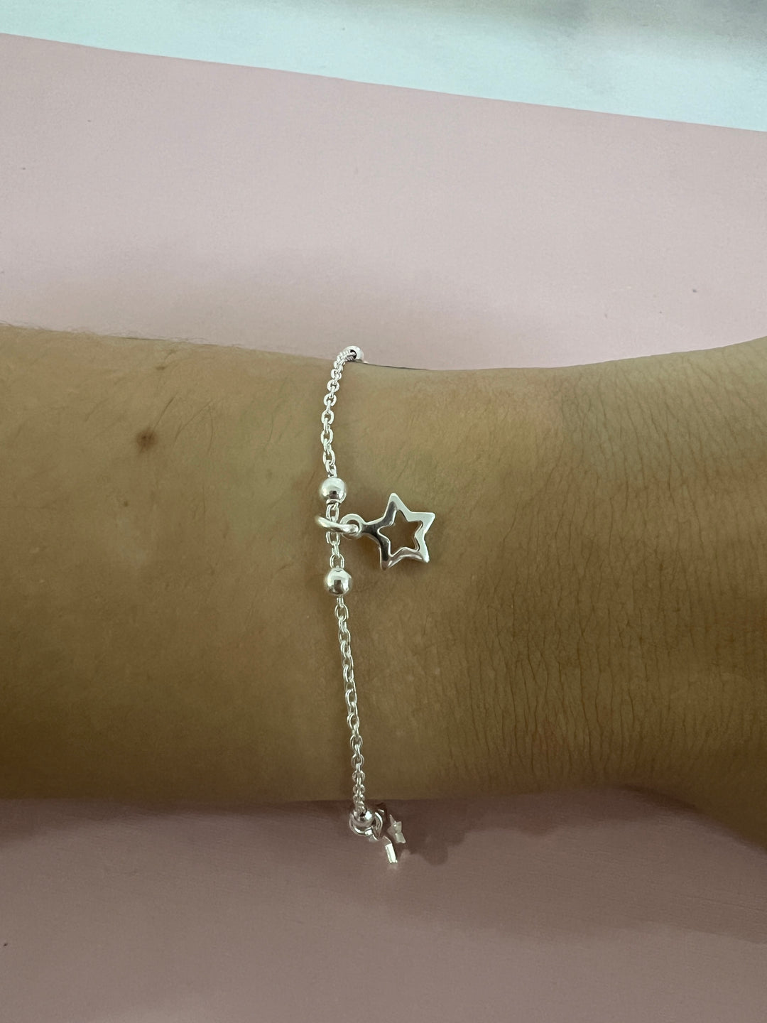Pulsera Plata Estrellas