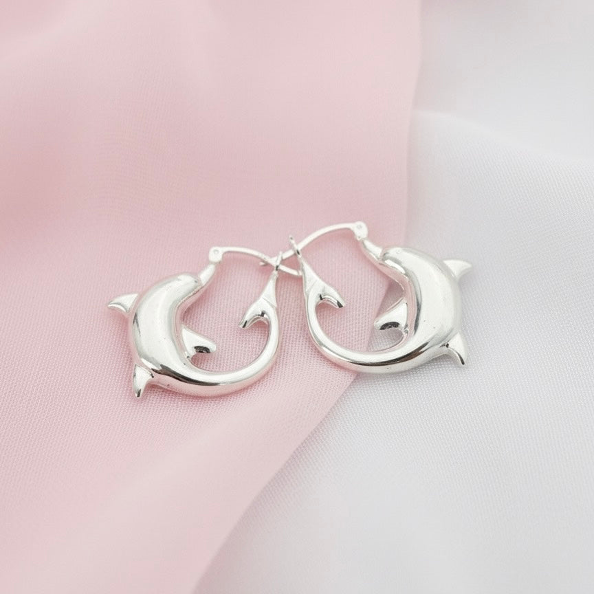Argollas de Plata Delfín