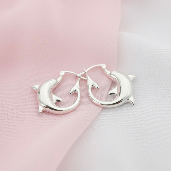 Argollas de Plata Delfín