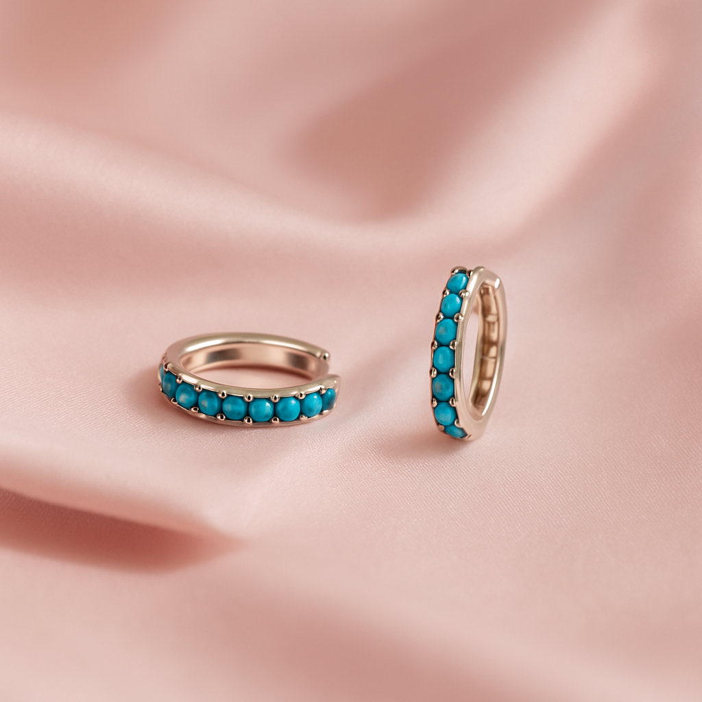 Huggies Plata 💎 Celeste Mini