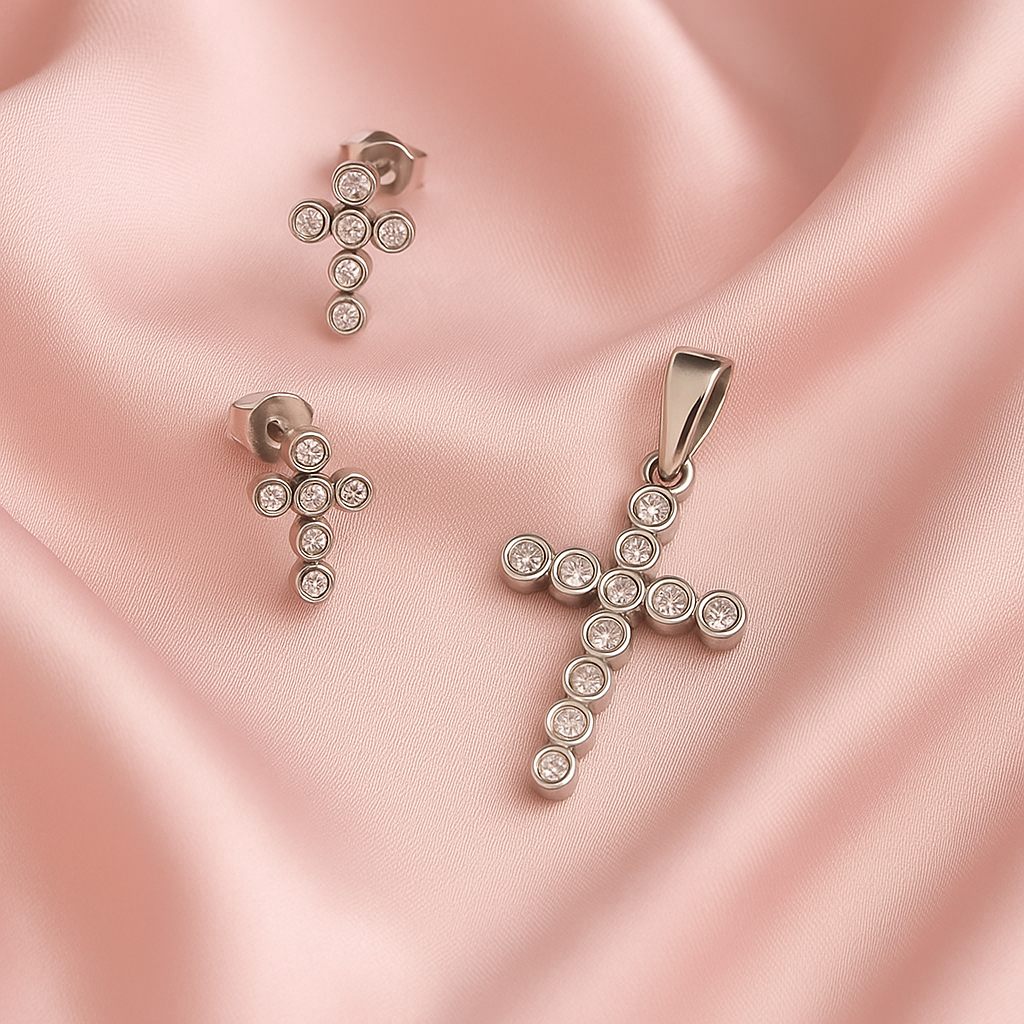 Juego Plata ✝️Cruz Circulitos