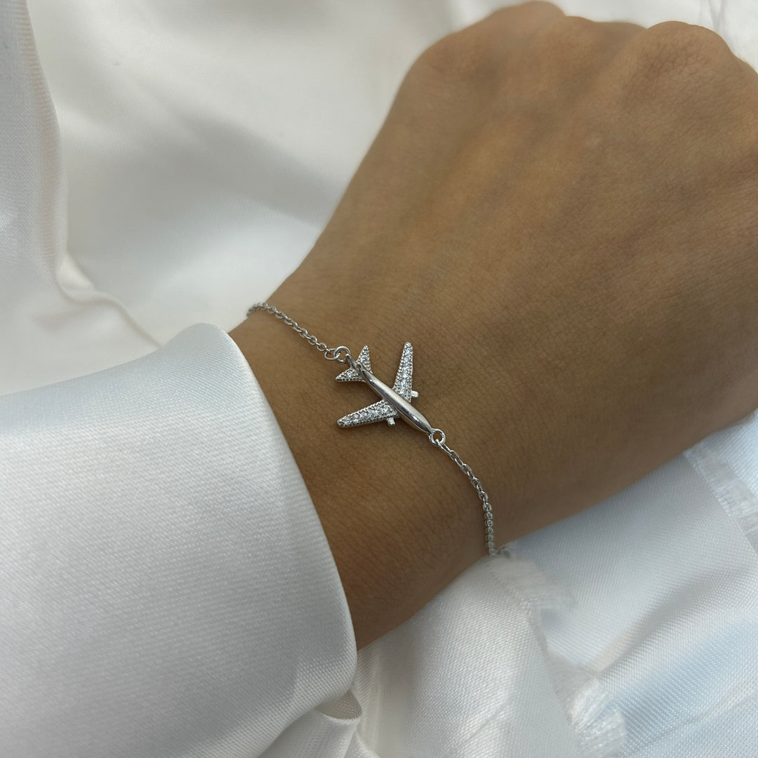 Pulsera de Plata Avión