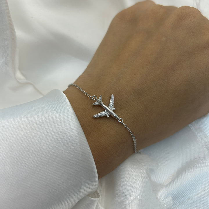 Pulsera de Plata Avión
