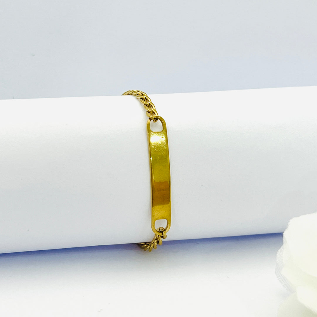 Pulsera Acero Curb Niño y Niña