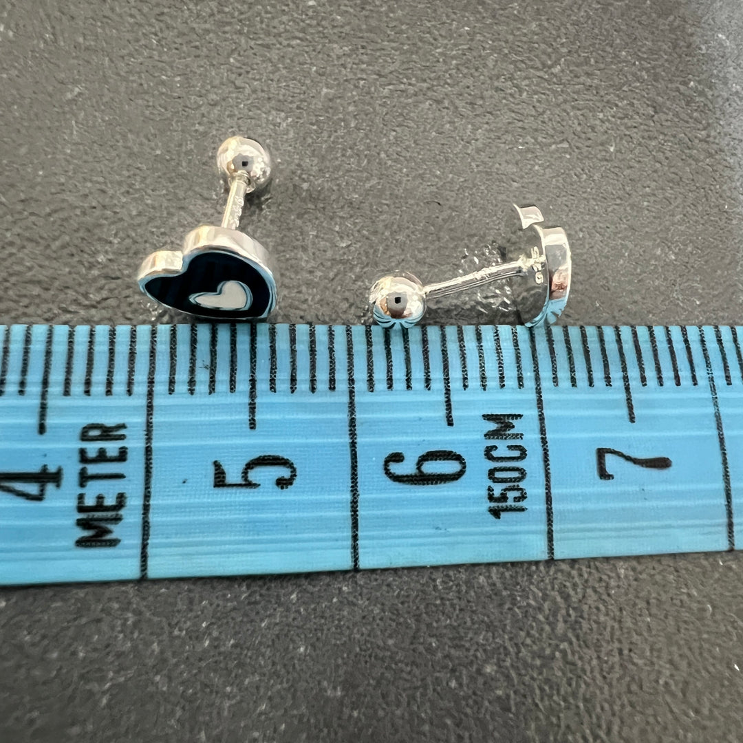 Aretes Plata Bebé Corazón