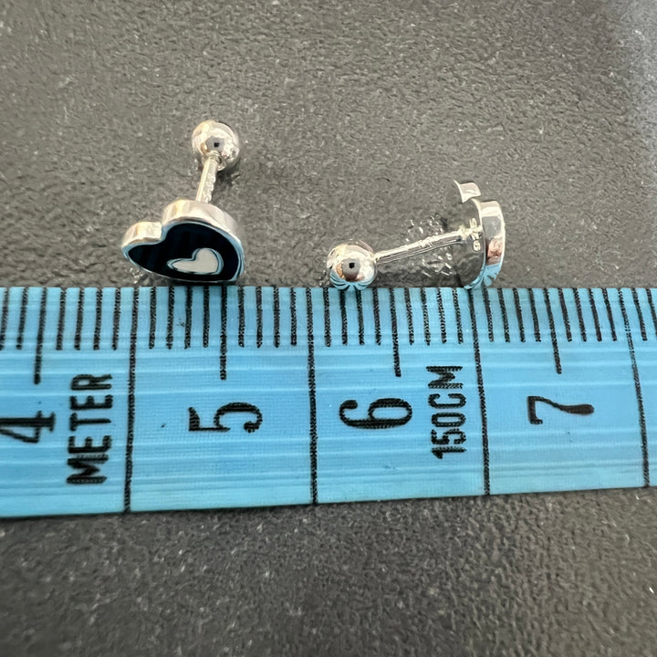 Aretes Plata Bebé Corazón